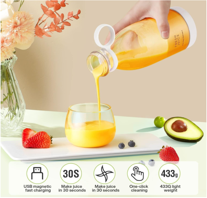 Electric Portable Mini Juicer Bottle